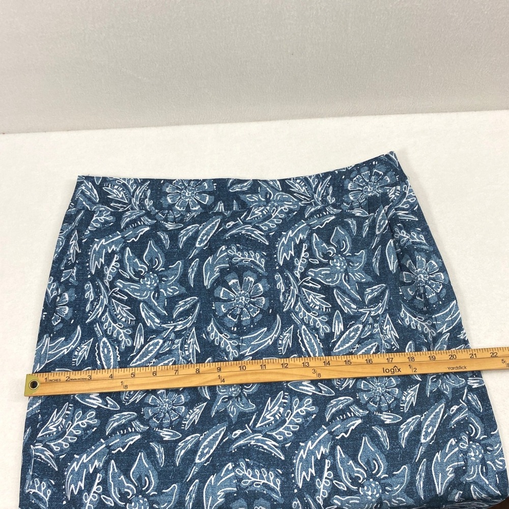 RipSkirt Wrap Skirt Womens Large Blue Floral  Quick Dry Adjustable Beach Resort - Picture 8 of 13